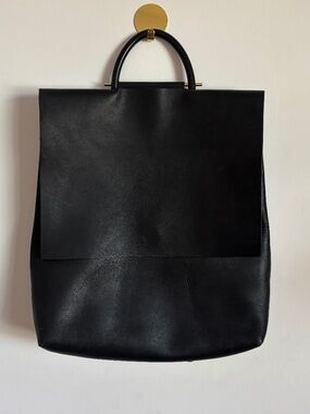 Building Block Black Backpack Purse Rare Bag